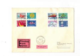 Fischenthal Satzbriefe 1962 Bedarfsbriefe Express Briefmarke