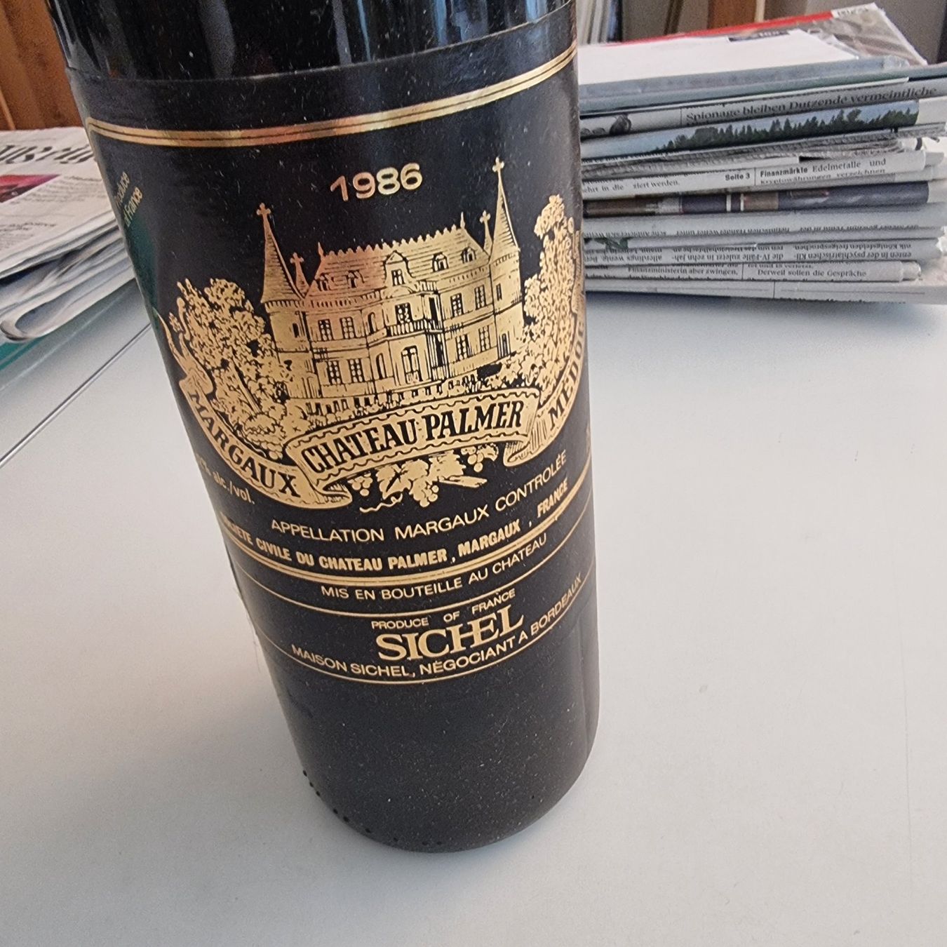Palmer Vino: Chateau Palmer 1986 – Usato da Cham venduto da ErnstKuhn