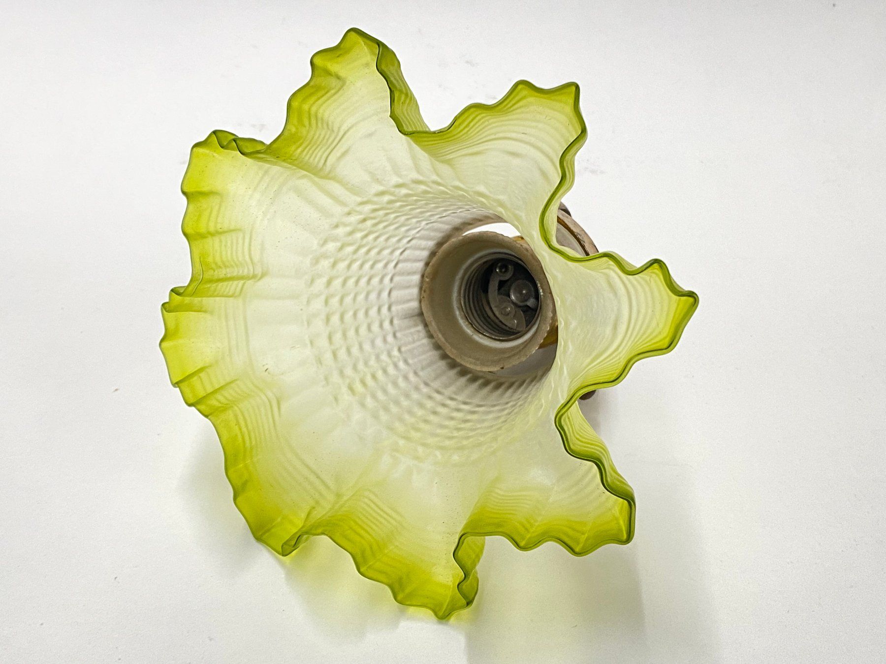 Lampade: Wunderschöne Jugendstil Lampe, Hängelampe – Usato da Schaffhausen venduto da vintageville 3