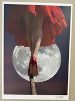 Bubble Studio: Walking to the Moon, signiert 10/50