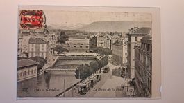 Ancienne CP Genève 1912 - Quai de la Poste