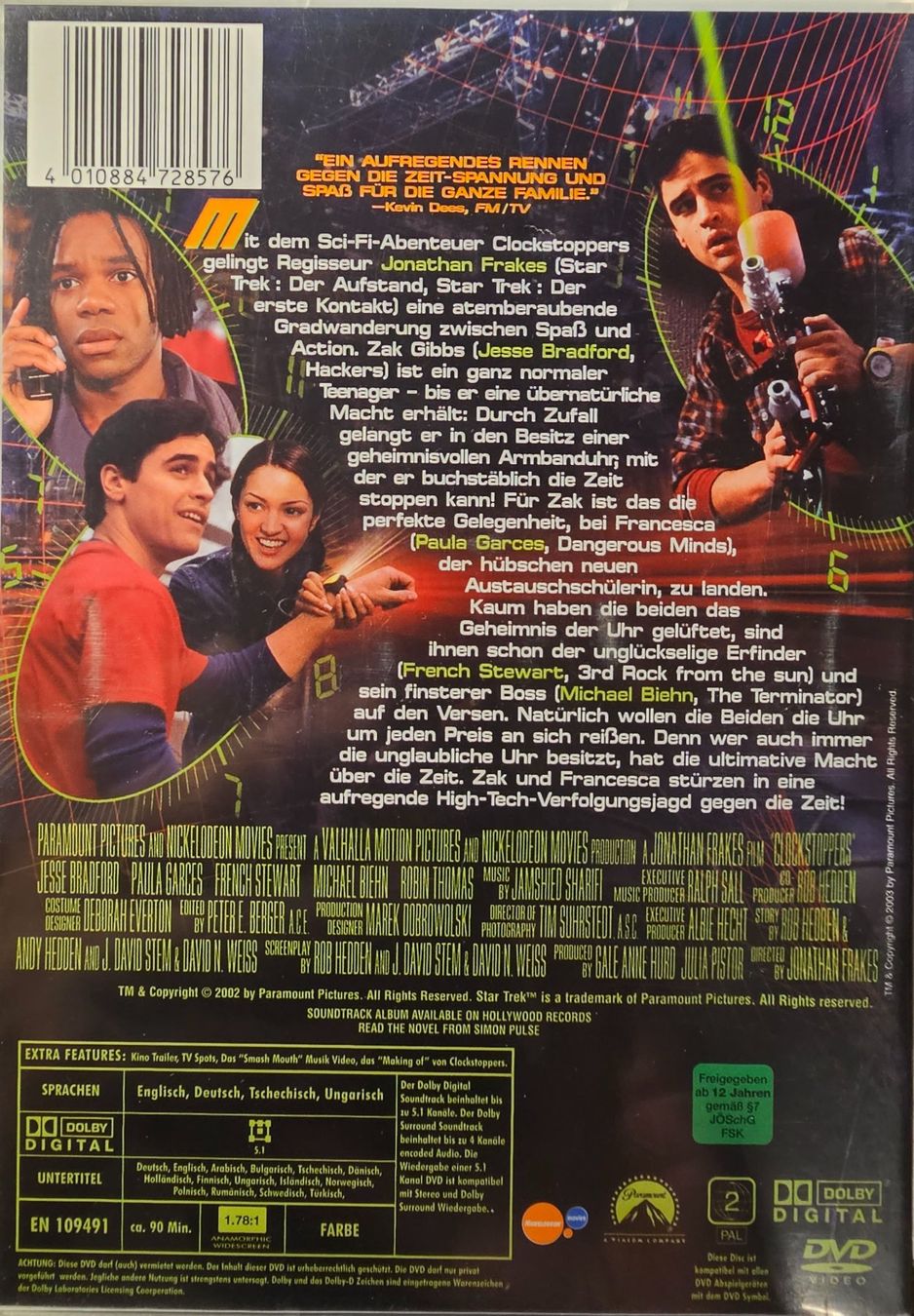 Tous les DVDs: Clockstoppers – D'occasion à Wahlen b. Laufen par Cg10 1