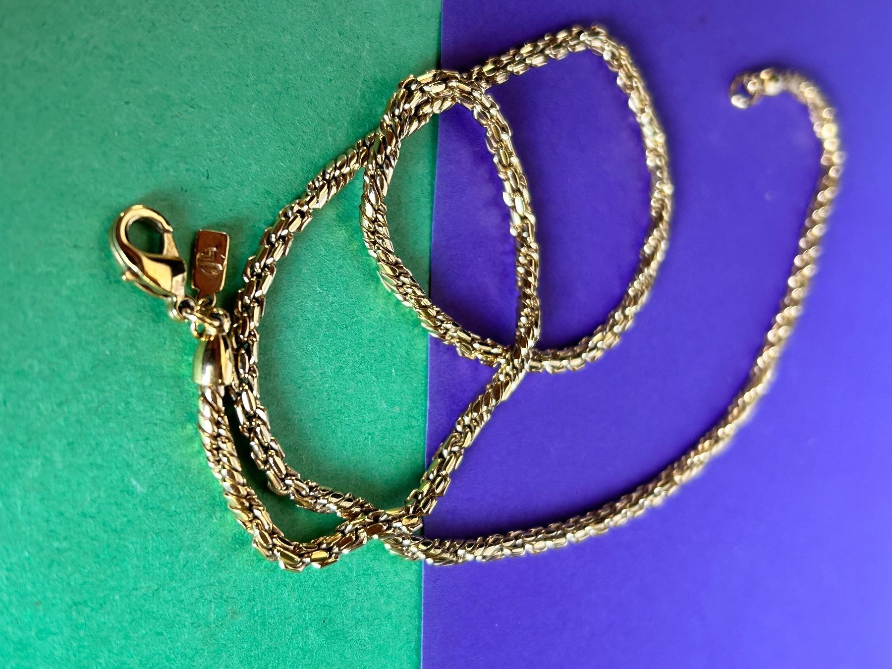 Catenine: Vergoldete Kette rund- lovely – Usato da Dittingen venduto da Bellevista 5