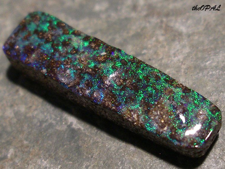 Edelsteine: theOPAL *** BOULDER OPAL 7,01ct (Australien)  *** – Neu und originalverpackt aus Ebnat-Kappel von theOPAL 2