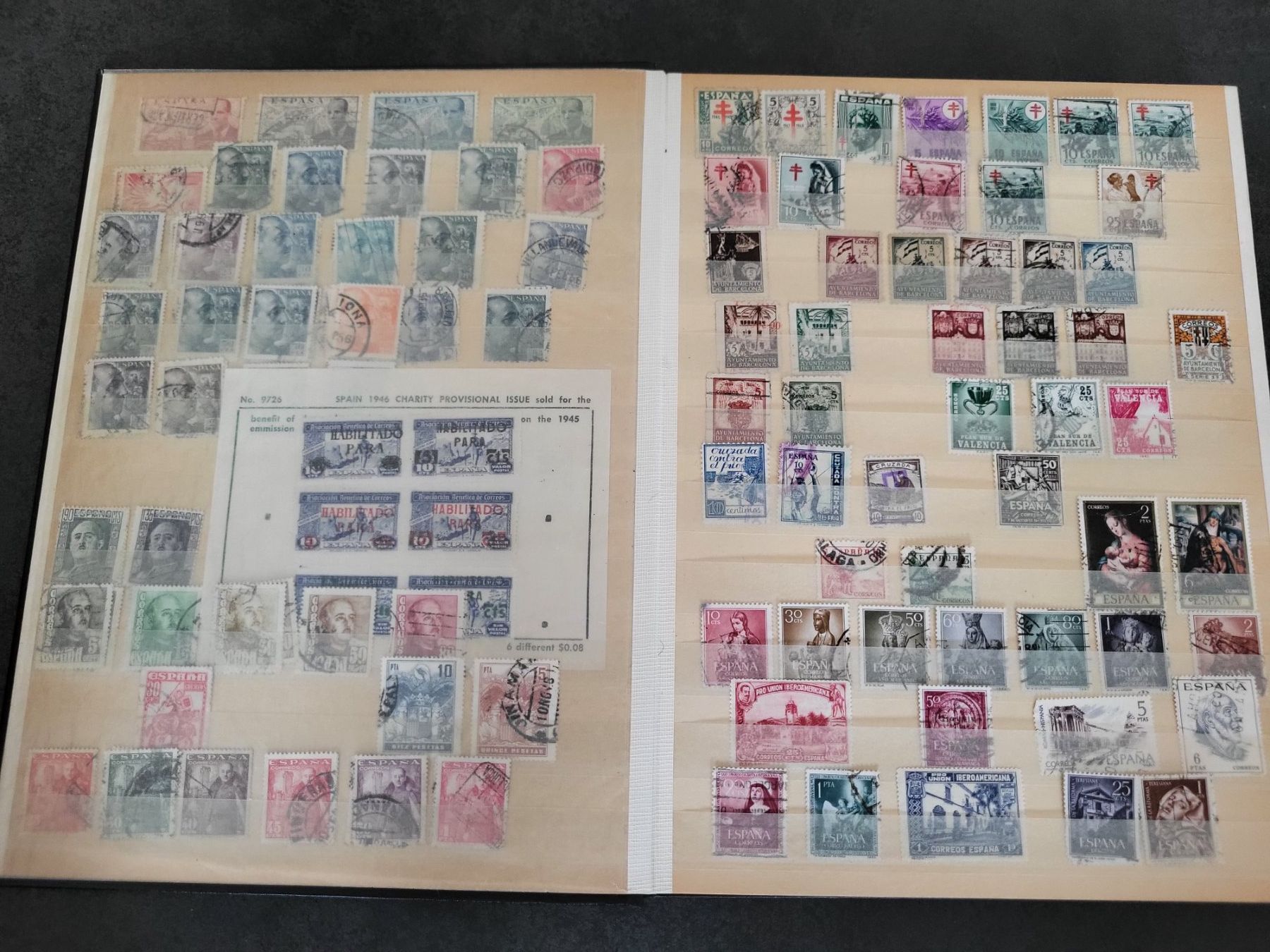Tutti i francobolli: Sammlung Album - Spanien – Usato da Rümlang venduto da Turrin 2