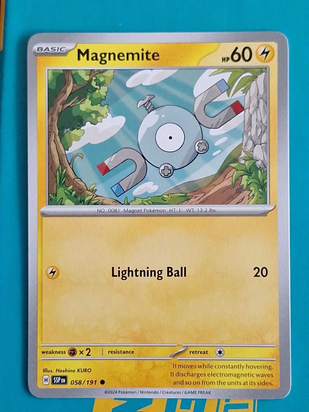 Pokémon Carte collezionabili: Magnemite - Pokemon Surging Sparks – Usato da Altstätten SG venduto da GGsGameshop