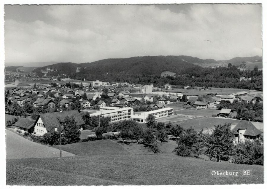 Cartoline postali: Oberburg um 1950-55 – Usato da Frauenfeld venduto da POML