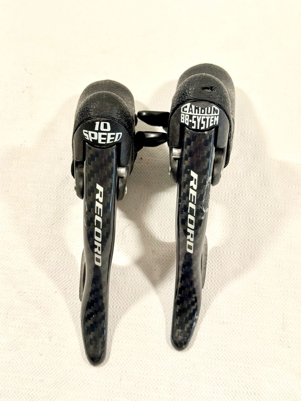 Campagnolo Pezzi di ricambio: Campagnolo Record CARBON BB SYSTEM Ergopower 2x10fach 2607 – Usato da Luzern venduto da bikeandbeltcom