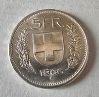 Fr. 5.00  Silbermünze 1966