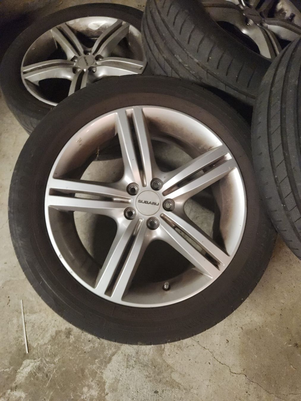 Cerchioni: SUBARU Legacy komplett Räder 17" – Usato da Utzigen venduto da DRAGONY23 2