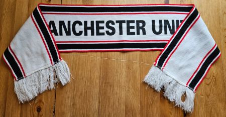 Manchester United vintage Schal Red Devils Fussball Fan ManU