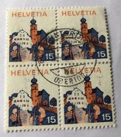 4 er Block Nr.525 mit Vollstempel