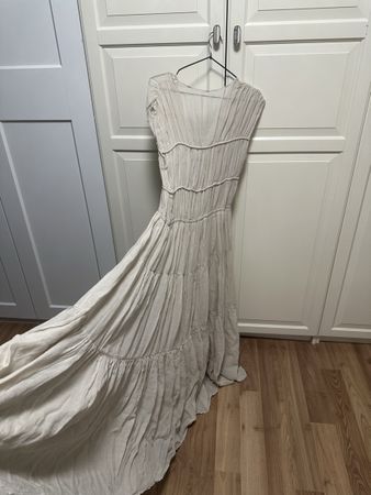 Massimo Dutti Kleid, Grösse S, Beige, Sommer, Top Zustand