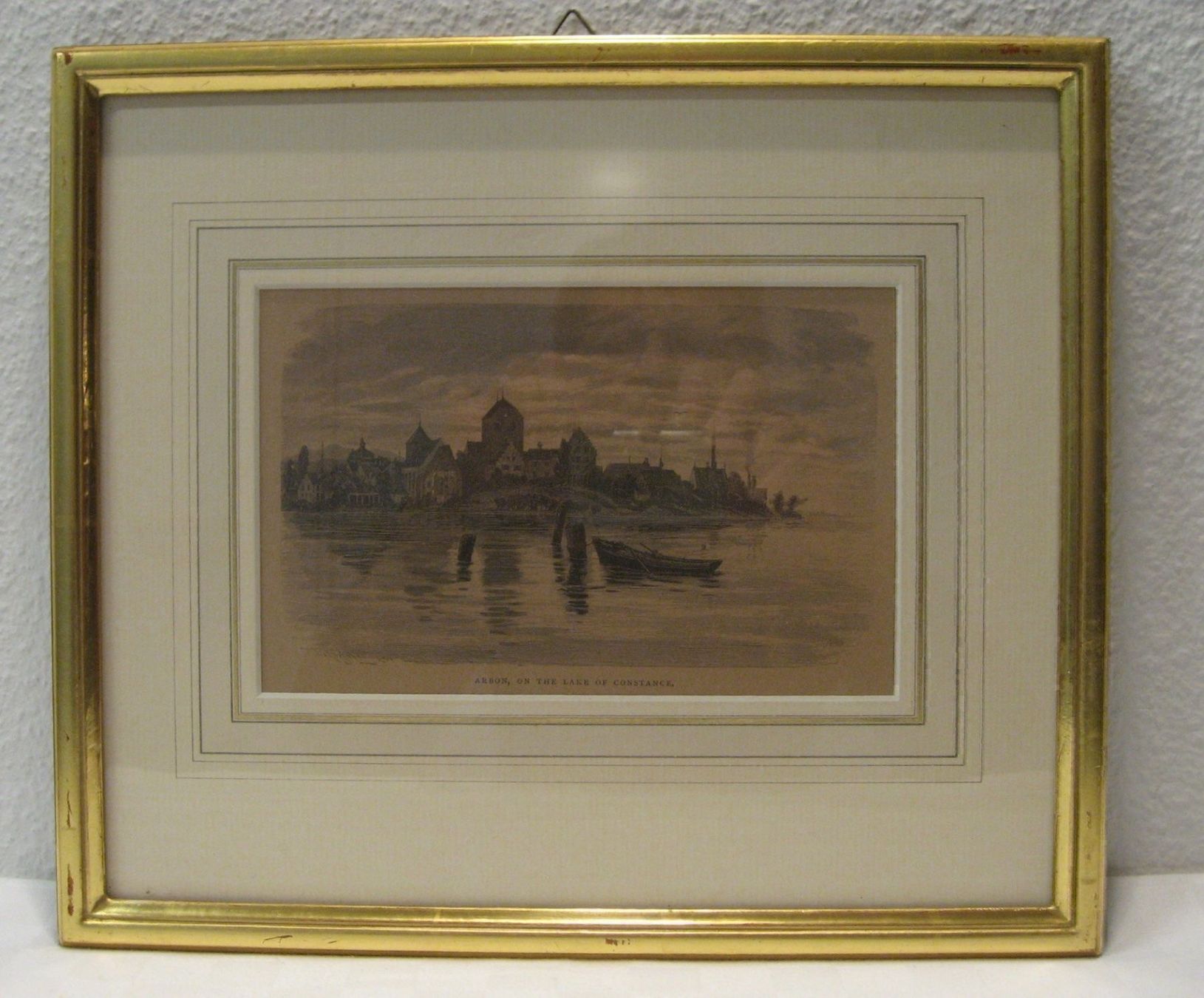 Incisioni: Holzstich "Arbon" um 1880 – Usato da winterthur venduto da Grami1 4