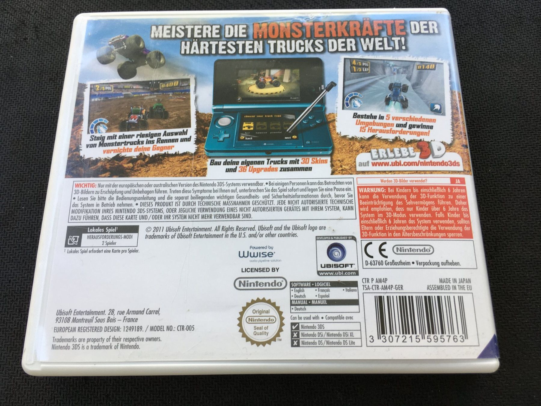 Nintendo Giochi: Monster 4x4 3D - Nintendo 3ds – Usato da St.Gallen venduto da sjosjo 1