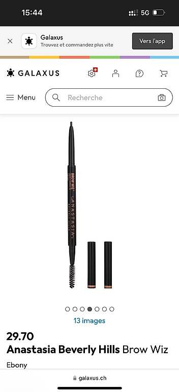 Maquillage: Brow wiz ebony Anastasia BH – D'occasion à Neuchâtel par Anna87