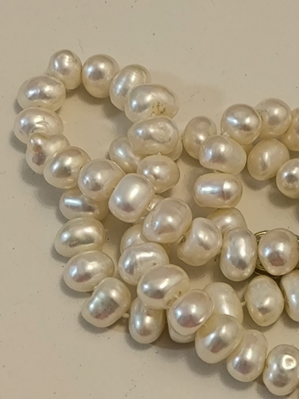 Perle (finte): Wunderschöne, echte Perlenkette mit Goldverschluss, 14k – Usato da Kreuzlingen venduto da dad_9x7b 9