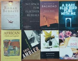 Käufer wählt max 1800g Bücher aus 30 englischen Büchern
