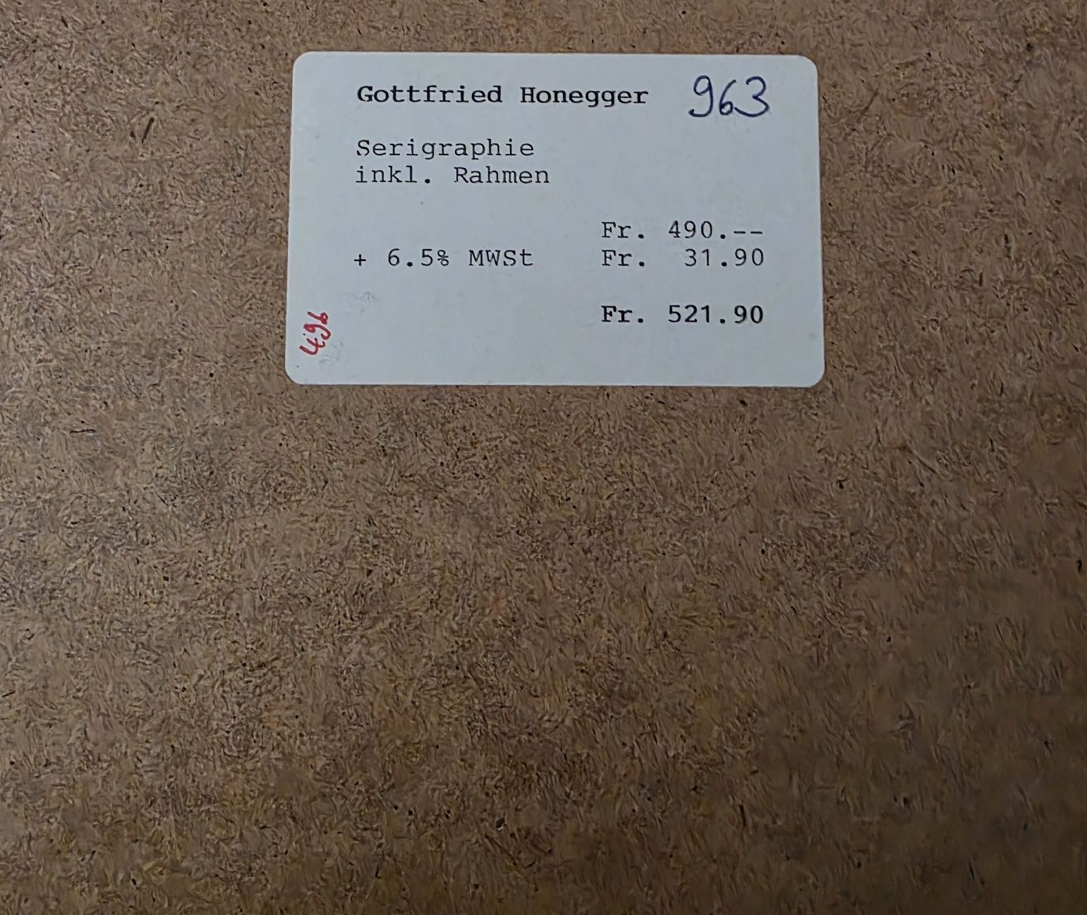 Foto & Immagini: Gottfried Honegger Original Serigraphie – Usato da Zürich venduto da Troval84 2