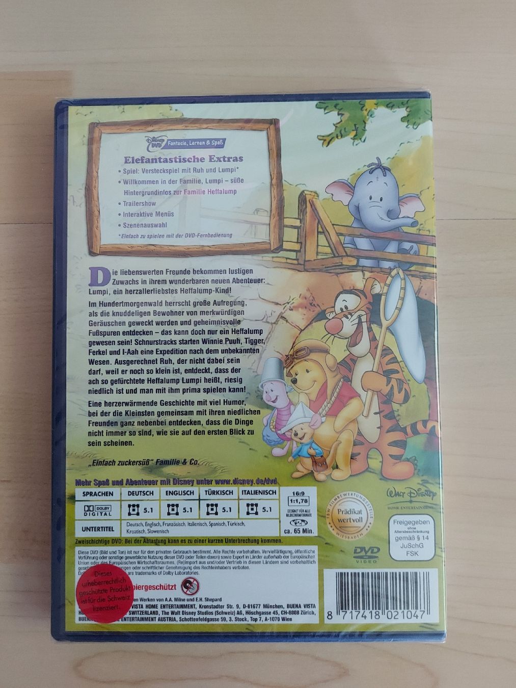 Tutti i DVDs: Heffalump (Orginalverpackt) – Nuovo e nell'imballaggio originale da Kölliken venduto da arwen6 1