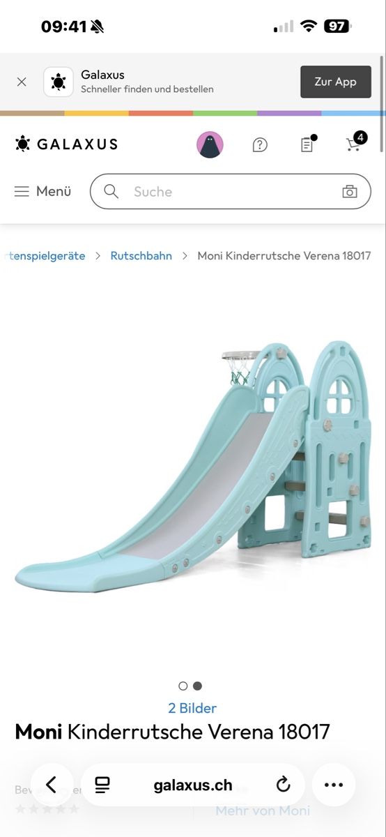 Scivoli: Rutschbahn – Usato da Stetten AG venduto da Dekis-Tradingcards