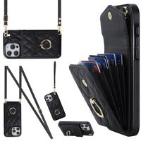 Schutzhülle Etui Case für iPhone 15 Pro Max mit Kartenfächer