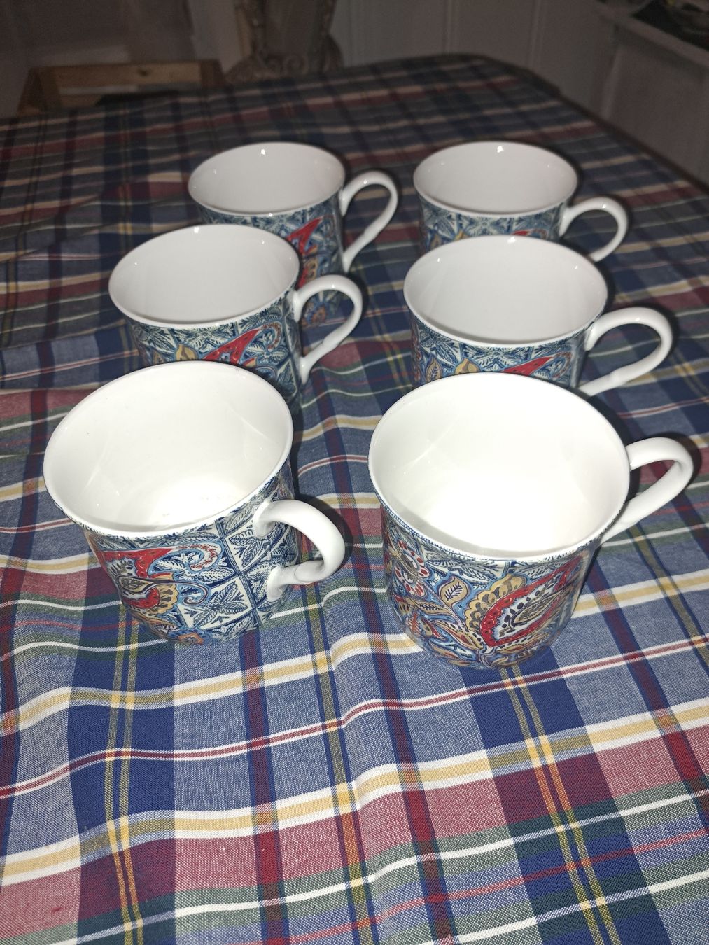 Tazze: 6er Set Tassen mit Dekor,  unbenutzt  – Nuovo (secondo la descrizione) da Kölliken venduto da Upcycling-by-Mc-TAM 1
