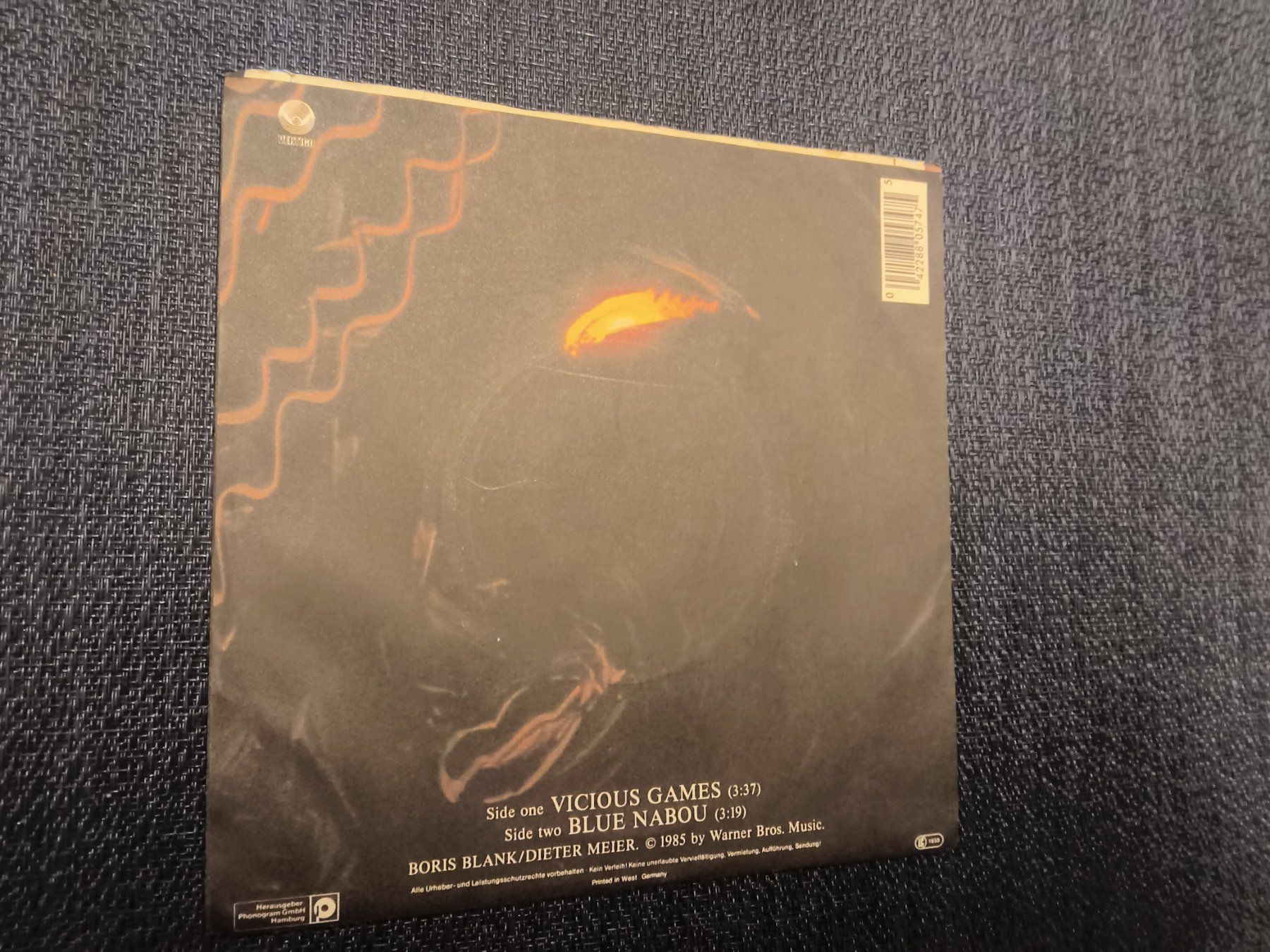 Dischi in vinile: VINYL Single: Yello - vicous games – Usato da Allschwil venduto da marketingprojects 1