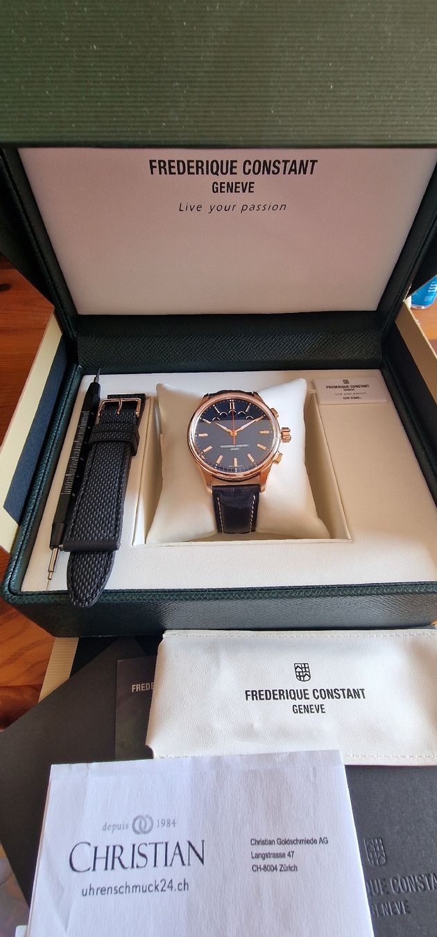 Frederique Constant Uhren: Frédérique Constant Regetta Yacht Timer Bleue - Set Complet – Neu (gemäss Beschreibung) aus Vernier von dyl_8v8k 2