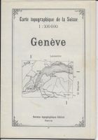 Topographische Karte (Dufour) GENEVE alt, ohne Jahr