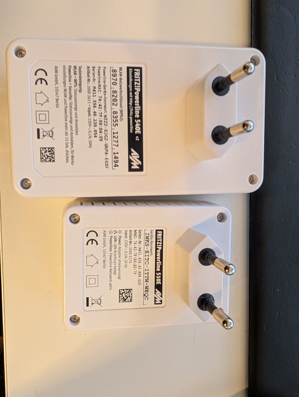 Lecteurs & Adaptateurs: Fritz Powerline 540E v2 & 510E – D'occasion à Wallisellen par Ven3 1