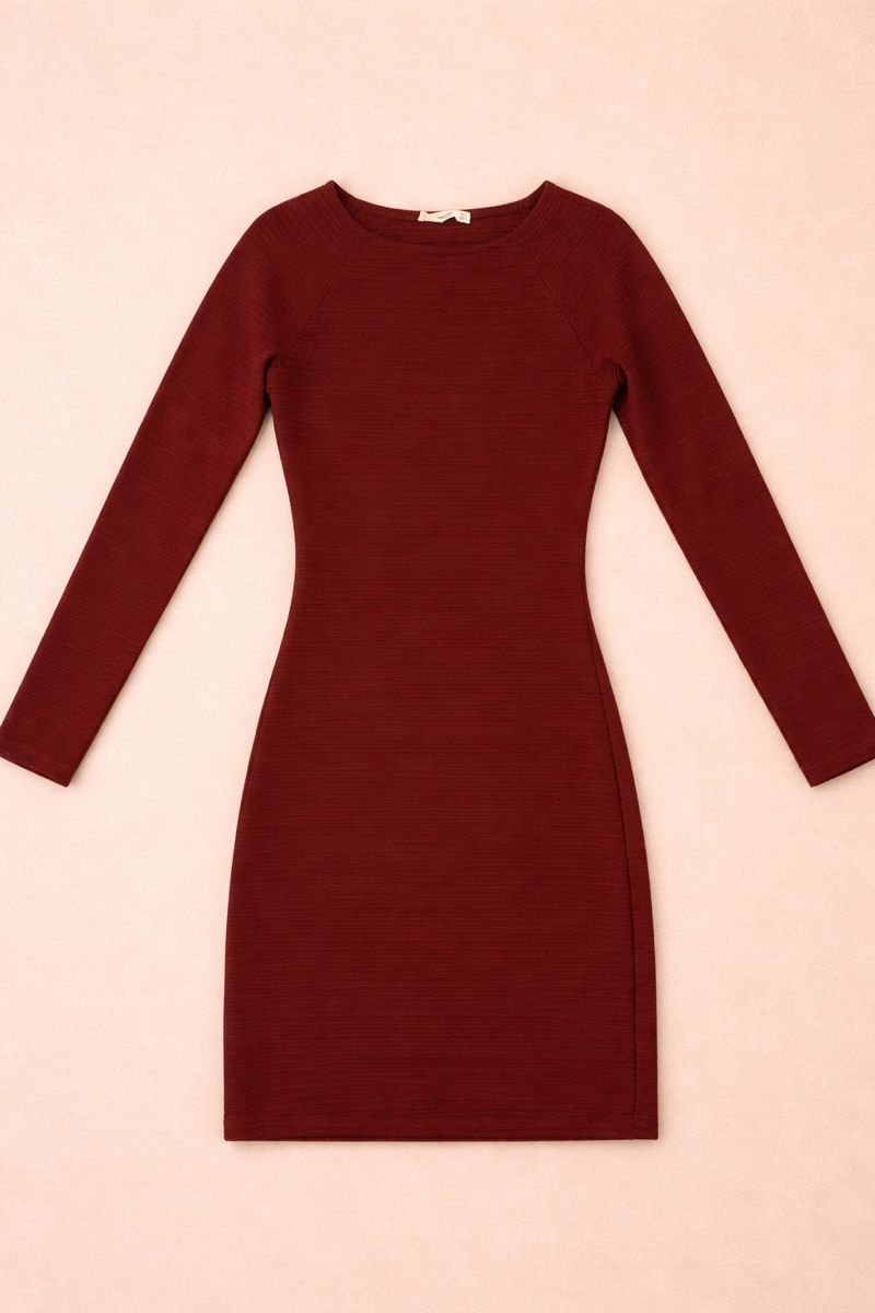 Mango Robes: ROBE MOULANTE BORDEAUX MANGO – Neuf (Voir description) à Lausanne par KeNaChic 1