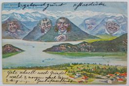 AK von 1901: Gute Saison am Vierwaldstättersee, F. Killinger