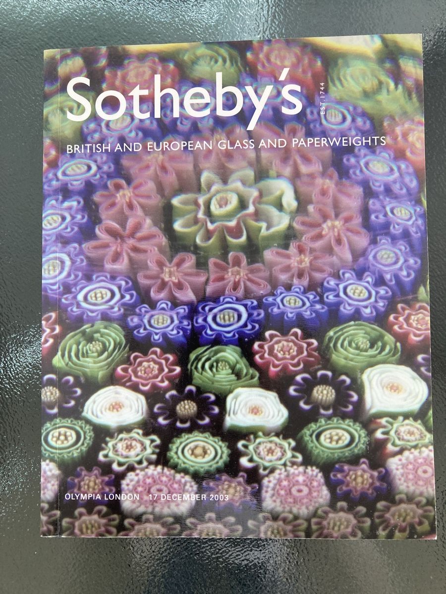 Libri: Sotheby's Glas & Briefbeschwerer Katalog 2003 – Nuovo (secondo la descrizione) da Zürich venduto da kostbares