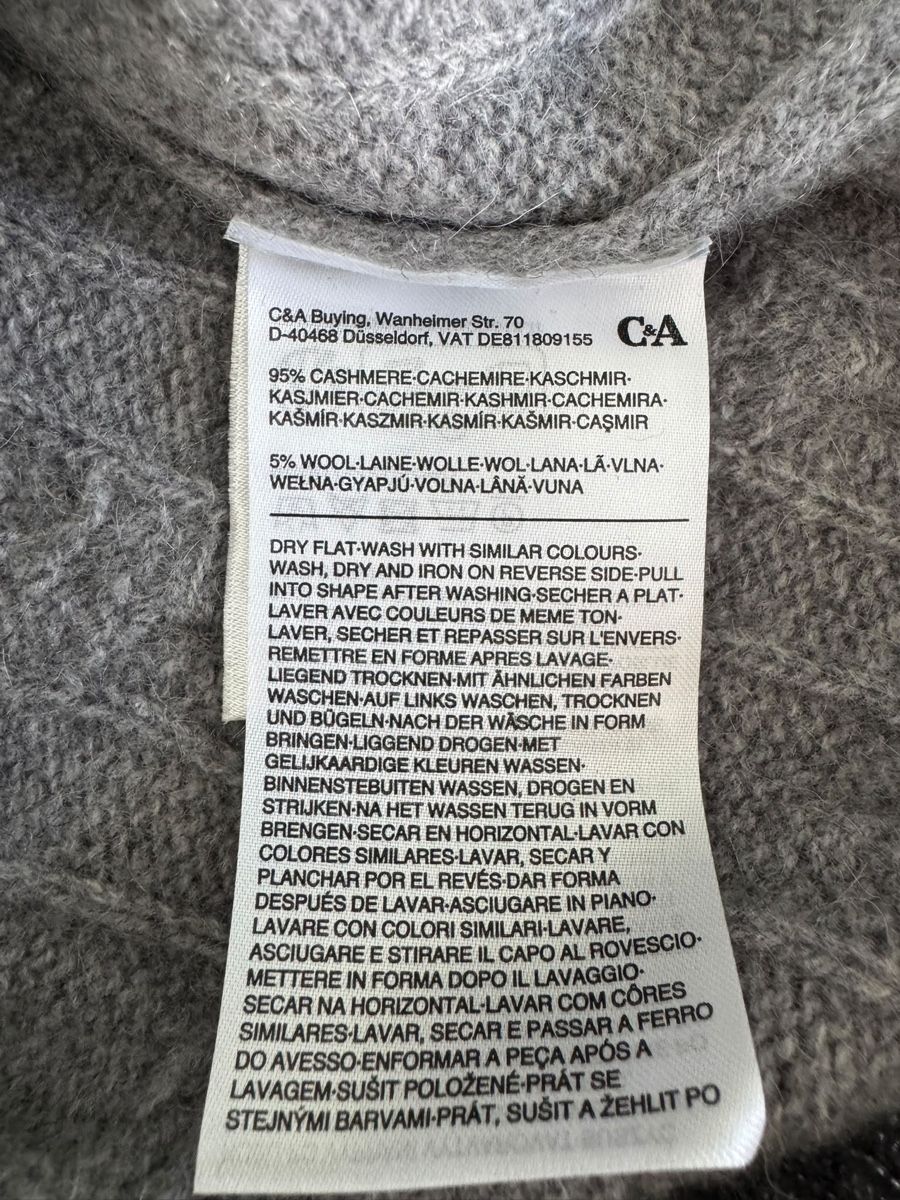 C&A Pullover & Sweatshirts: Cashmere Premium C&A Gr. L – Neu (gemäss Beschreibung) aus Zug von nissi_25 5