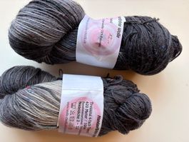 1Knäuel Handgefärbte Trekking Tweed