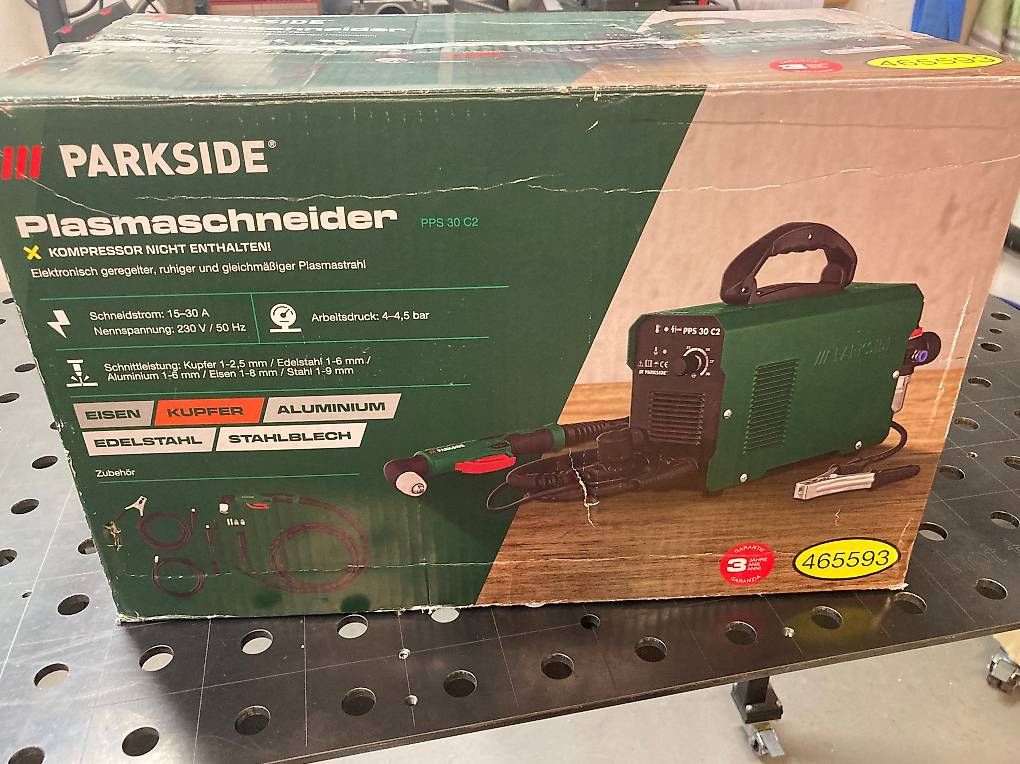 Parkside Alle Werkzeuge: Parkside Plasmaschneider PPS 30 C2 – Neu (gemäss Beschreibung) aus Steinhausen von partelcius
