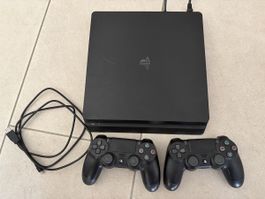 Sony PS4 Slim 500gb mit 2 Controllern + Zubehör