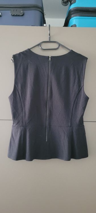 Haut BCBGMAXAZRIA En Jersey Noir - Manches Transparentes Longues - Taille S - Neuf Sans étiquettes
