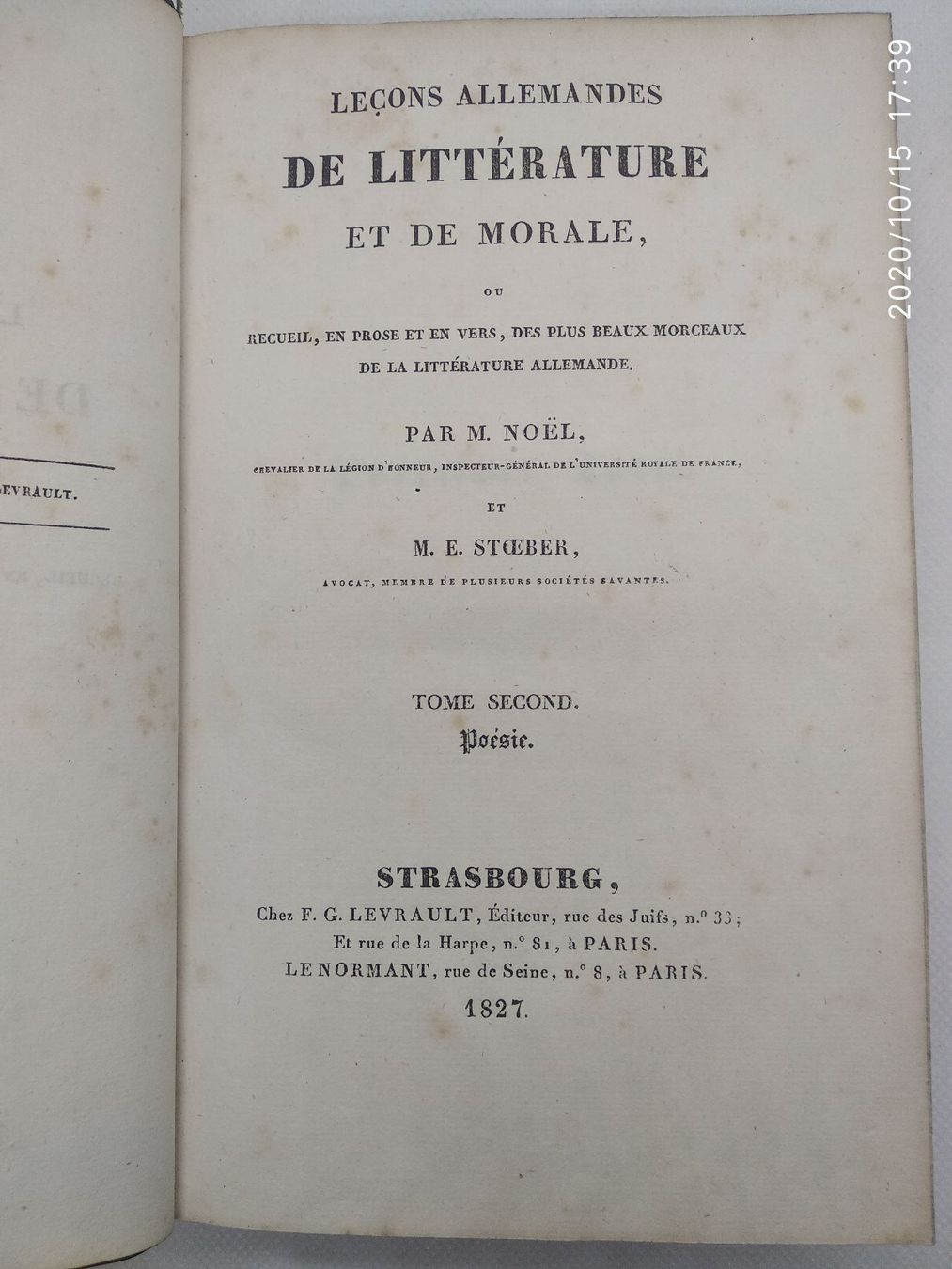 Livres: COLLEGE ROYAL DE LOUIS LE GRAND – D'occasion à Goldach par Gaip 6