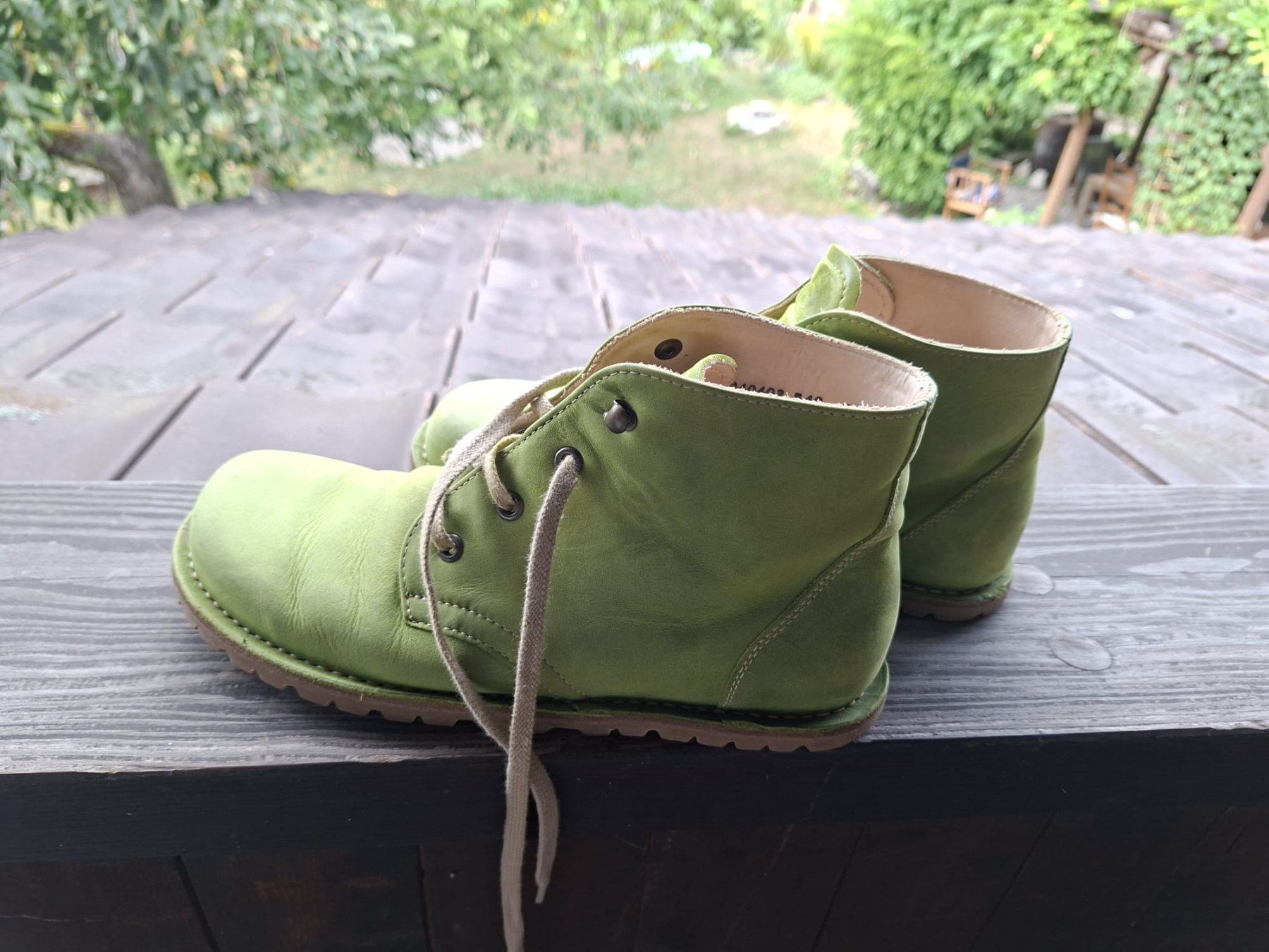 Scarpe da uomo: Waldviertler Tramper hellgrün F 40 – Usato da Winterthur venduto da l.nilles 1
