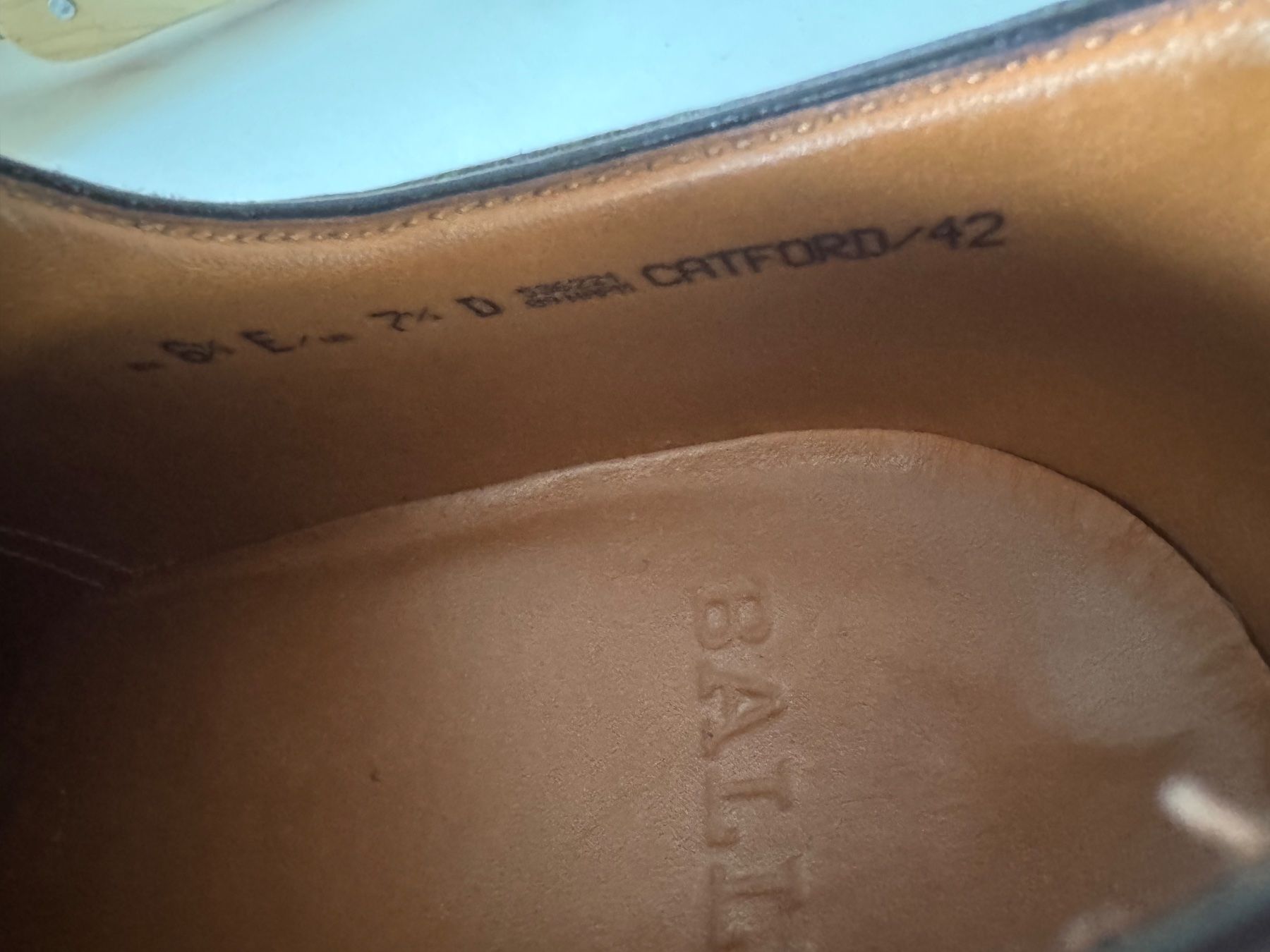 Bally Scarpe da uomo: BALLY Herren-Schnürschuhe Original, Gr. 42, Leder, Braun – Usato da Klingnau venduto da Pfidico 6