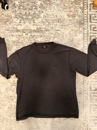 Stüssy Longsleeve Anthrazitgrau