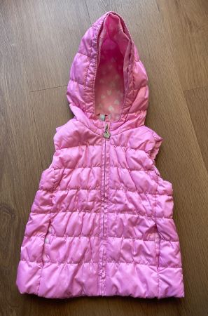 Gilet/ Weste rosa mit Herzli, Grösse 92