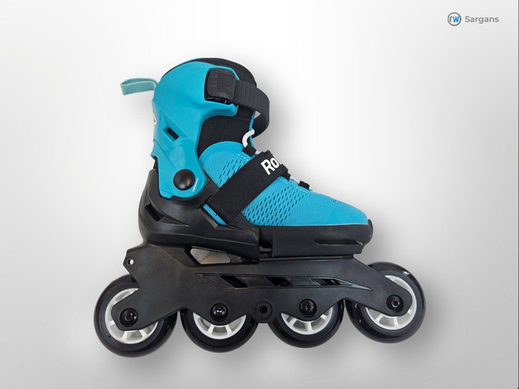Pattini in linea & Pattini a rotelle: ROLLERBLADE Microblade 28-32, Blau / Inlineskates – Nuovo (secondo la descrizione) da Sargans venduto da Restwert_Sargans 1