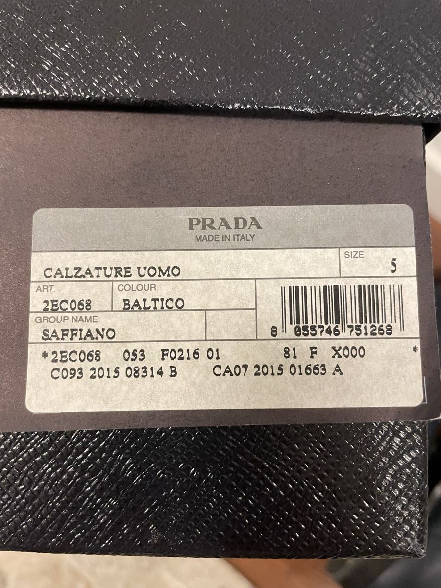 Prada Scarpe da uomo: Prada Modell Saffiano Schuhe Size UK5/ EU39 – Usato da Uznach venduto da Player6 8