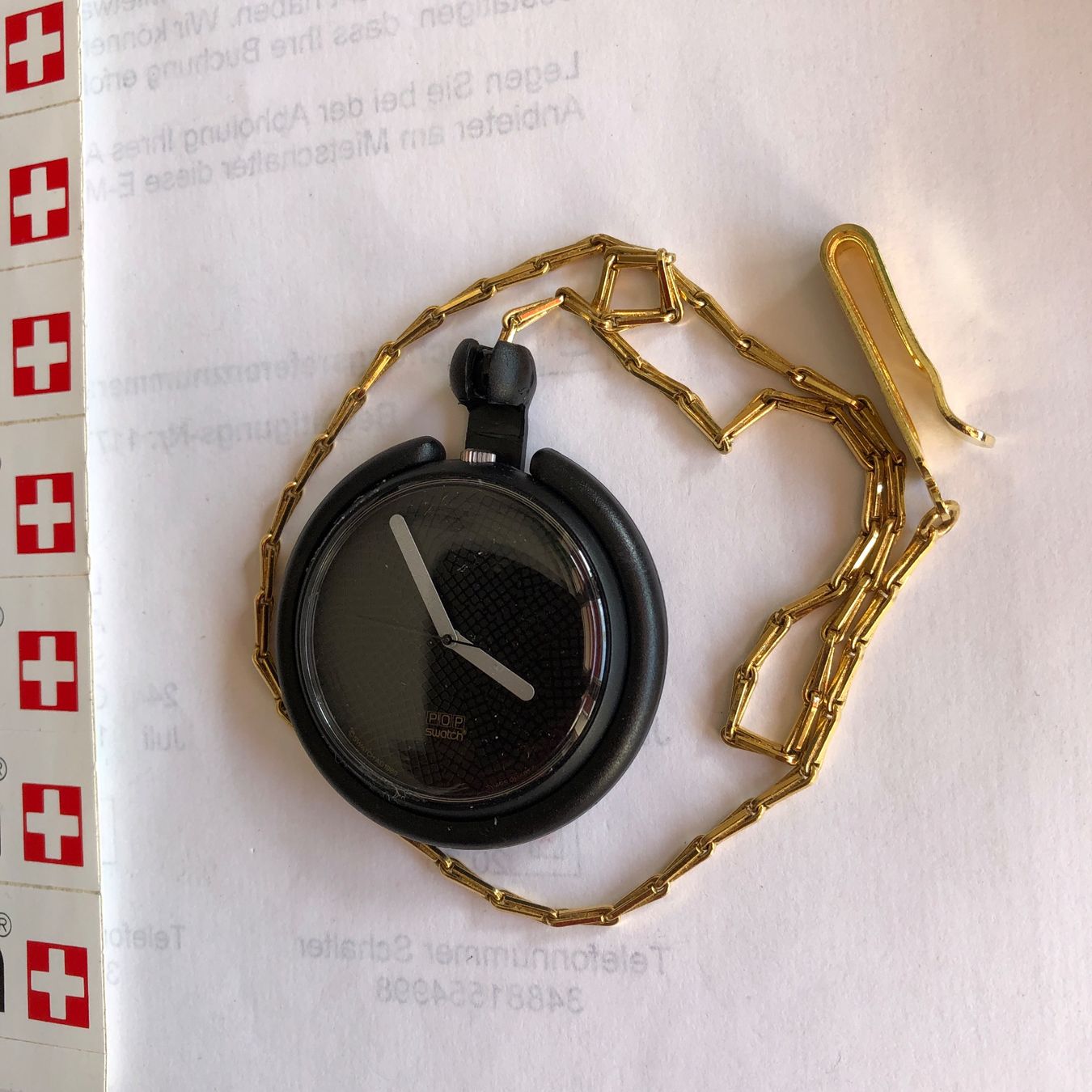 Swatch Orologi: Swatch POCKET-POP Uhren-Kette – Nuovo (secondo la descrizione) da Biel/Bienne venduto da winnertaco 2