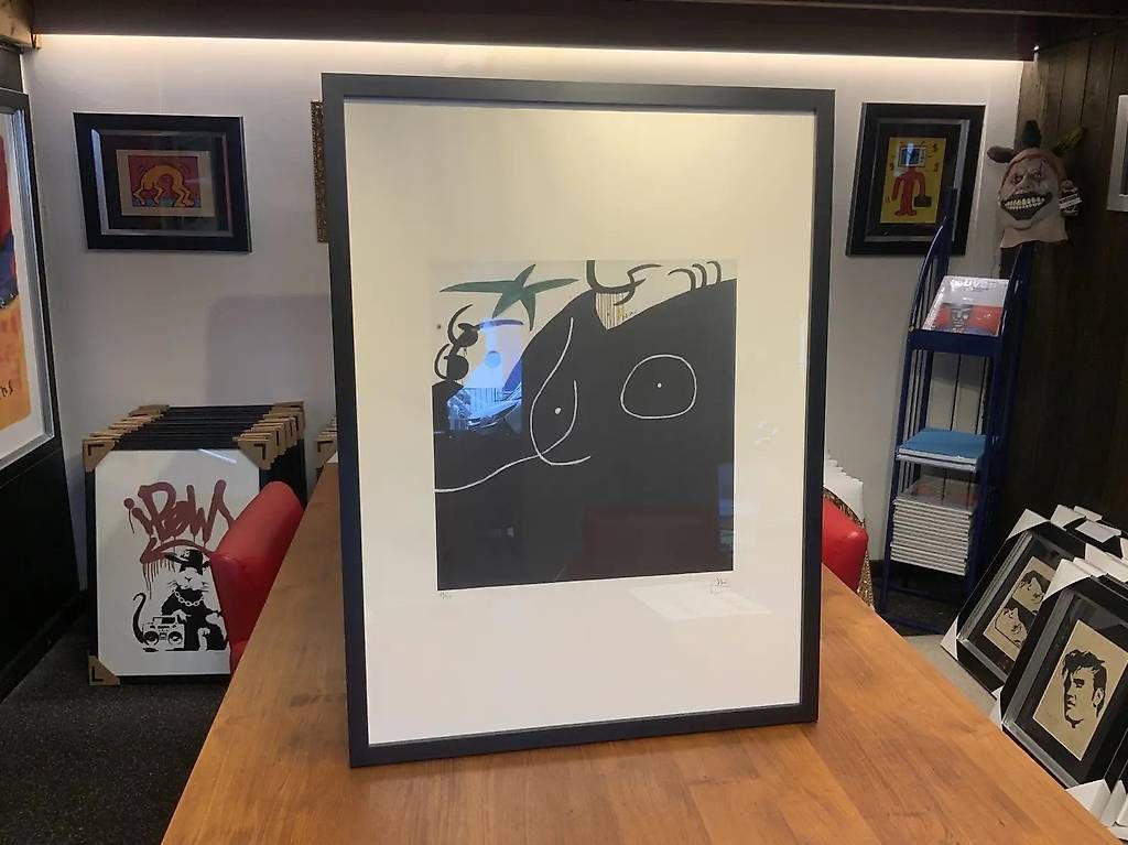 Grafica & Litografie: Joan Miro Lithografie "Frau vor einer Sternschnuppe III" – Usato da Unterwasser venduto da mic_n5hh