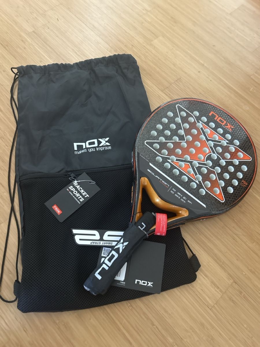 Schläger: New! NOX Equation Advanced Series padel racket + racket bag – Neu und originalverpackt aus Zürich von Nugteren