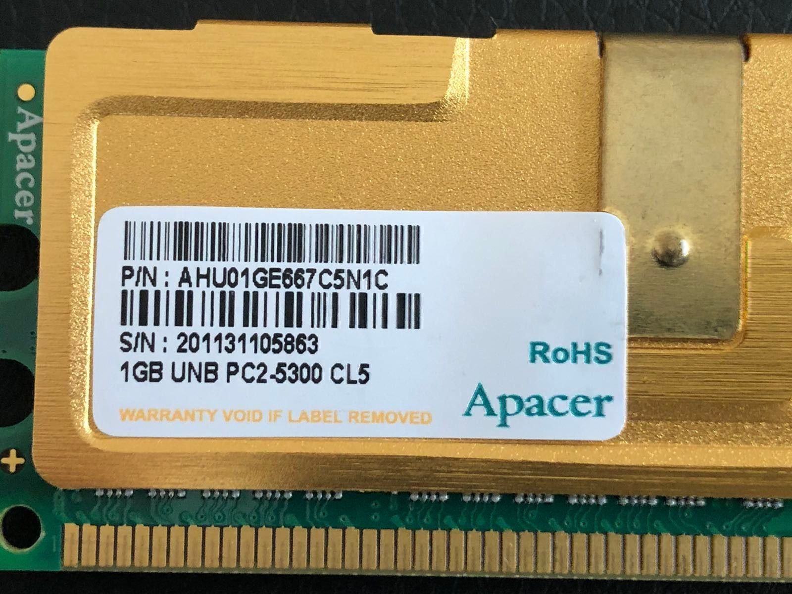 PC: APACER DDR 2 Ram – Usato da MAGDEN venduto da GoldenEagle2020 2
